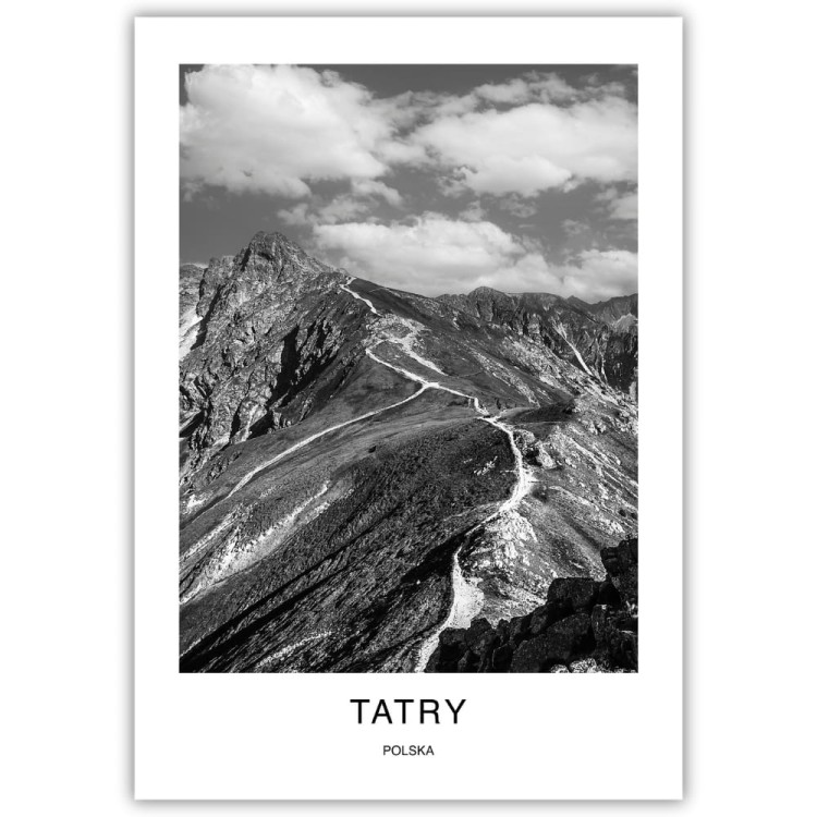 plakat tatry polska świnica i grań tatr wysokich