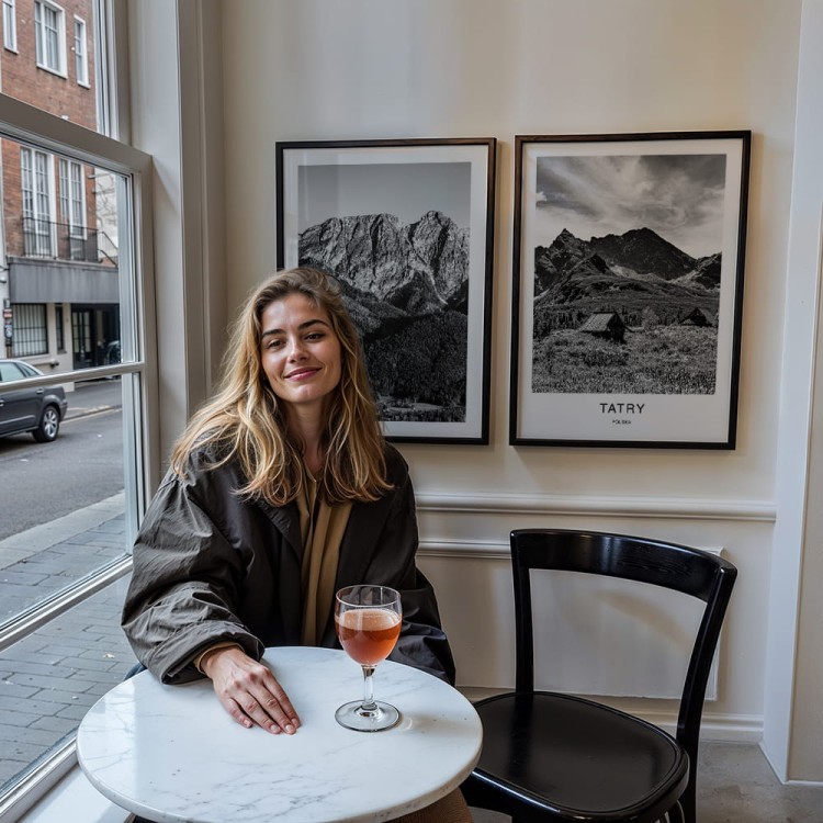 galeria plakatów tary cisza gór w kawiarni