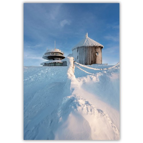 plakat karkonosze cisza śnieżki