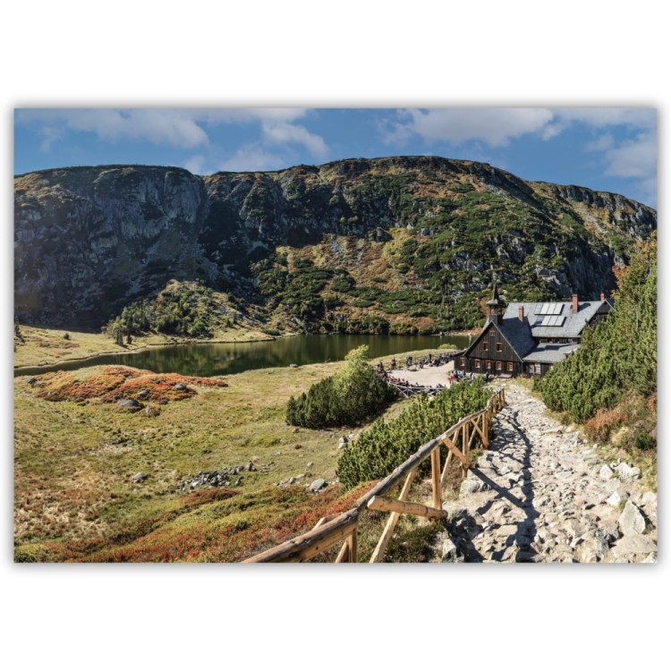 plakat karkonosze samotnia