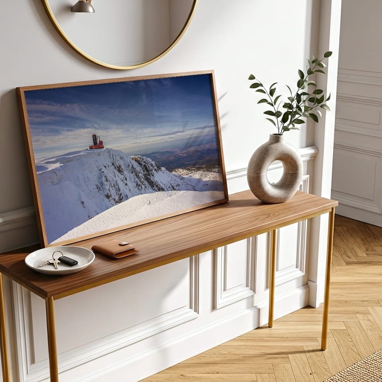 plakat karkonosze śnieżne kotły w przedpokoju