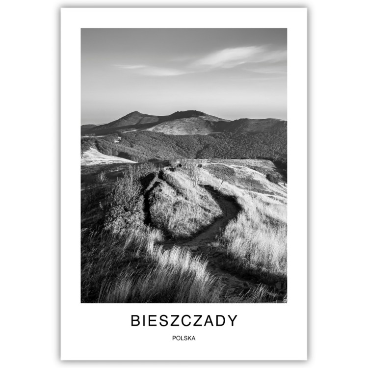 plakat bieszczady polska ścieżka na połoninie