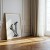 plakat retro chic w drewnianej ramie z passe-partou