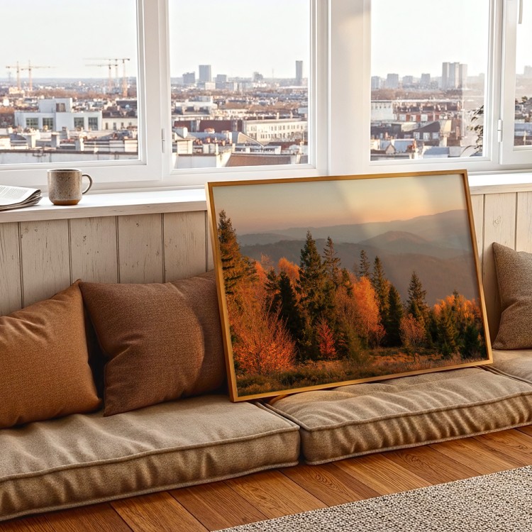 plakat beskidy jesień w beskidach dekoracja