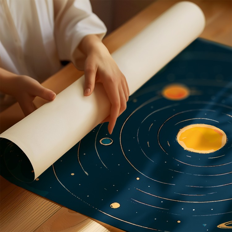 plakat układ słoneczny wydruk