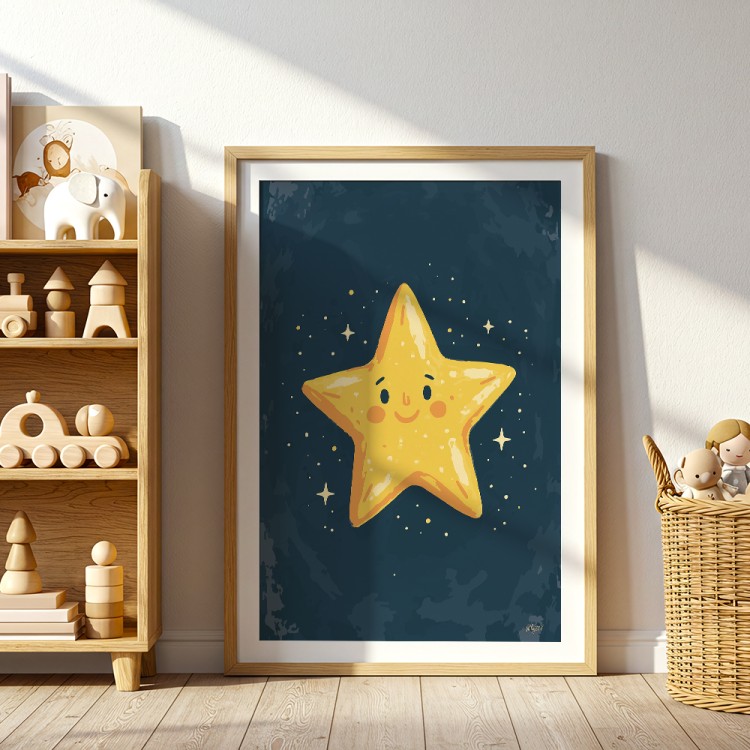 plakat gwiazda marzeń w pokoju dzieci