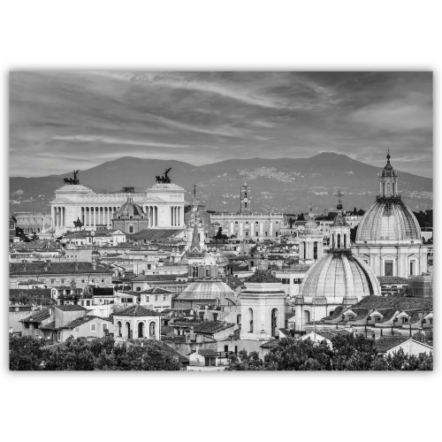 plakat rzym widok na miasto