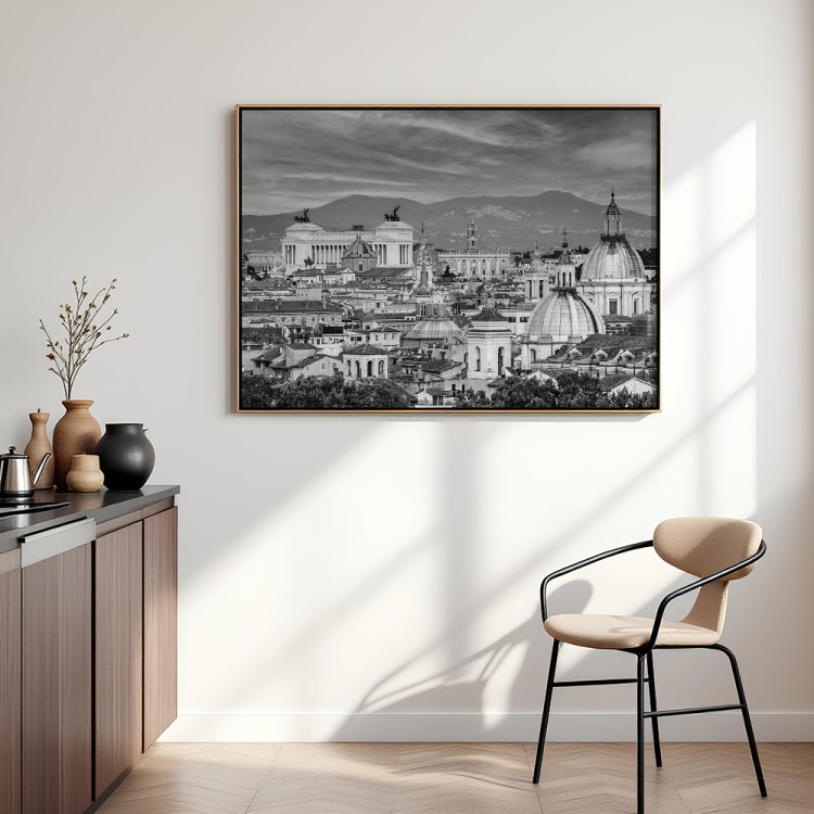 plakat rzym widok na miasto w jadalni