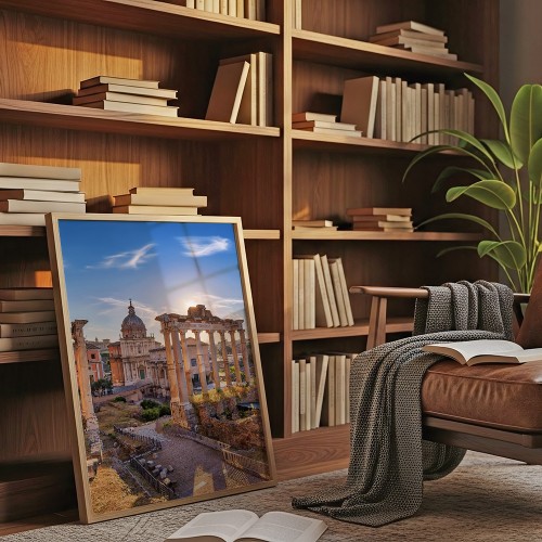 plakat rzym forum romanum w biurze