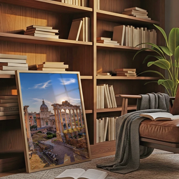 plakat rzym forum romanum w biurze