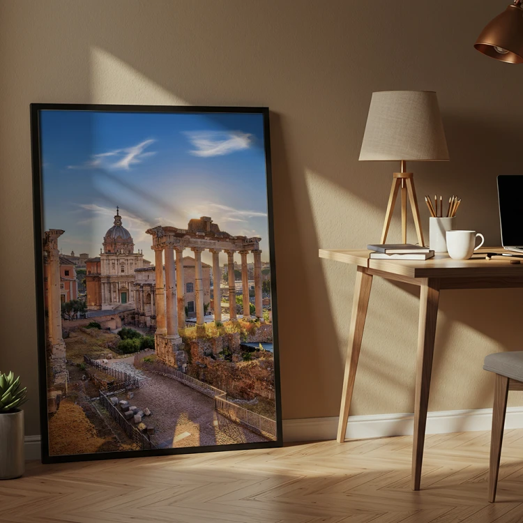 plakat rzym forum romanum w pokoju młodzieżowym