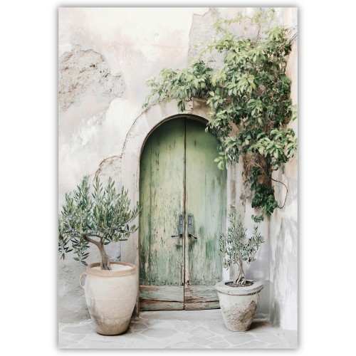 plakat casa italia drzwi do ogrodu