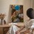 plakat bellagio uliczka nad jeziorem como na biurku