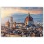 plakat florencja katedra duomo w słońcu