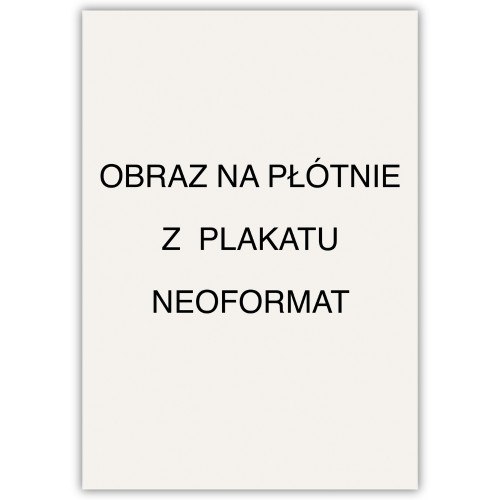 obraz na płótnie z plakatu neoformat