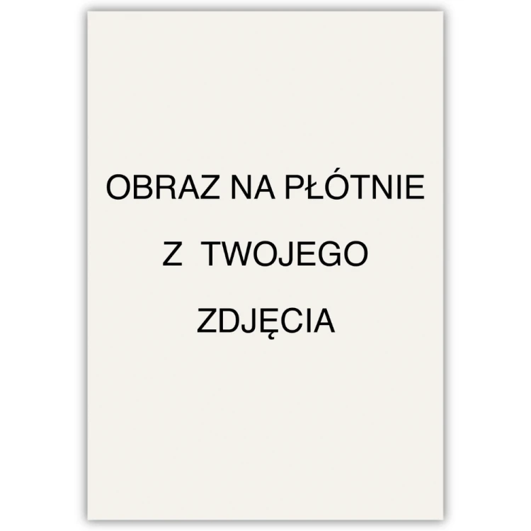 obraz na płótnie z twojego zdjęcia