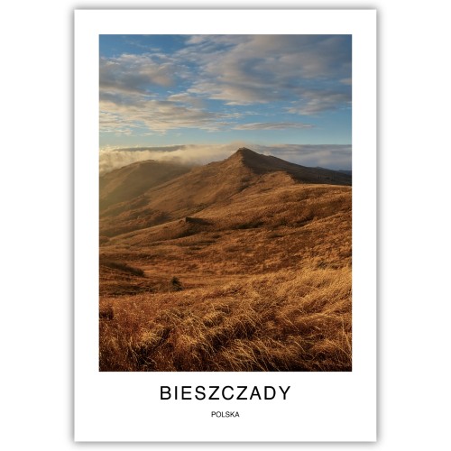 plakat bieszczady polska w ciszy połonin