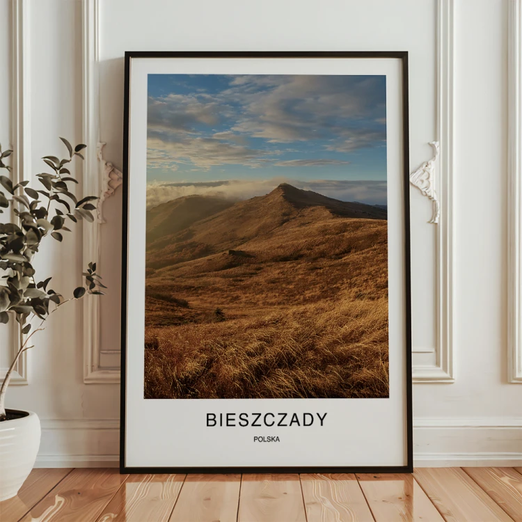 plakat bieszczady polska w ciszy połonin duży format