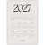 plakat kalendarz 2027 classic beige